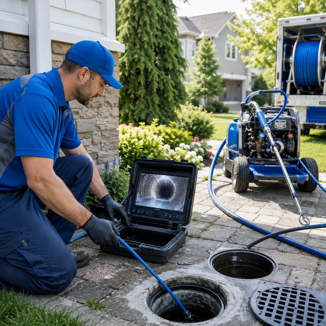 Outdoor drain cleaning professionals serving Thompsonville, IL