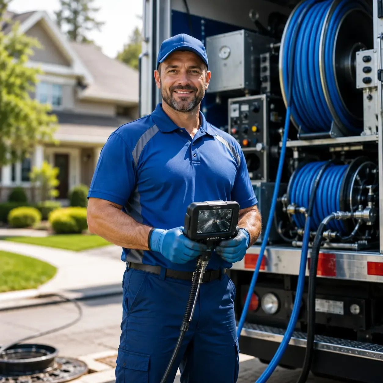 Local outdoor drain cleaning specialists in Thompsonville, IL